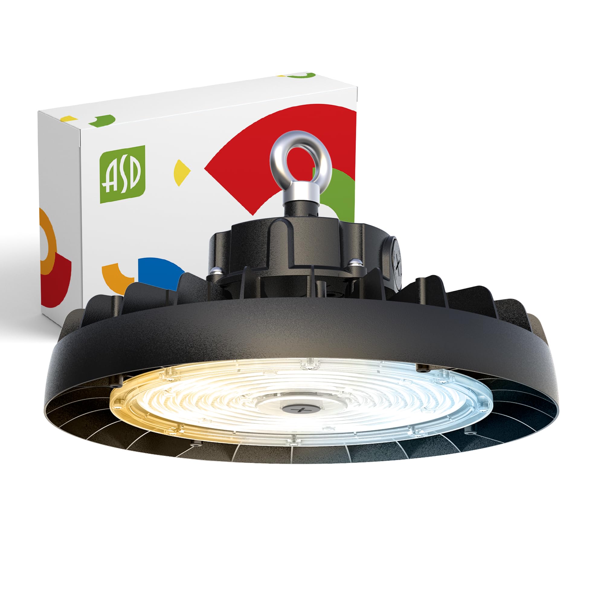 ASD 240W LED High Bay UFO Lighting, Commercial Shop Ceiling Light